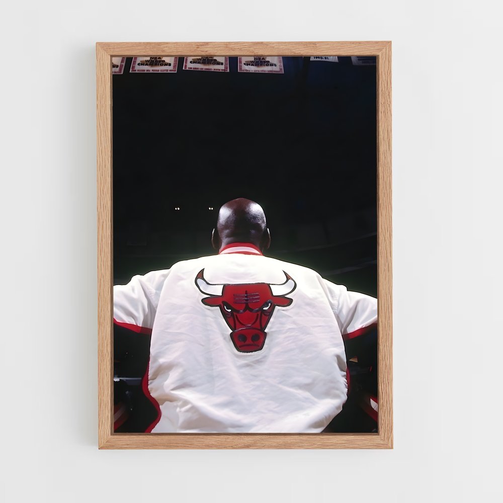 Poster Bulls en Action – affiche Basketball (vue 4)